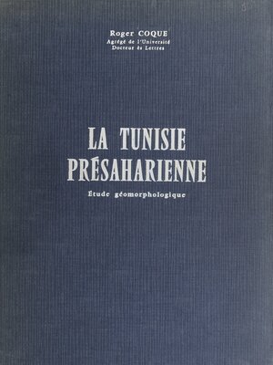 cover image of La Tunisie présaharienne